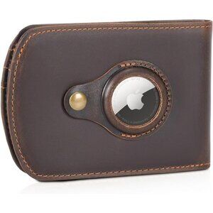 Slim Curve Front Pocket RFID Blocking Italian Real Leather Bifold Wallet